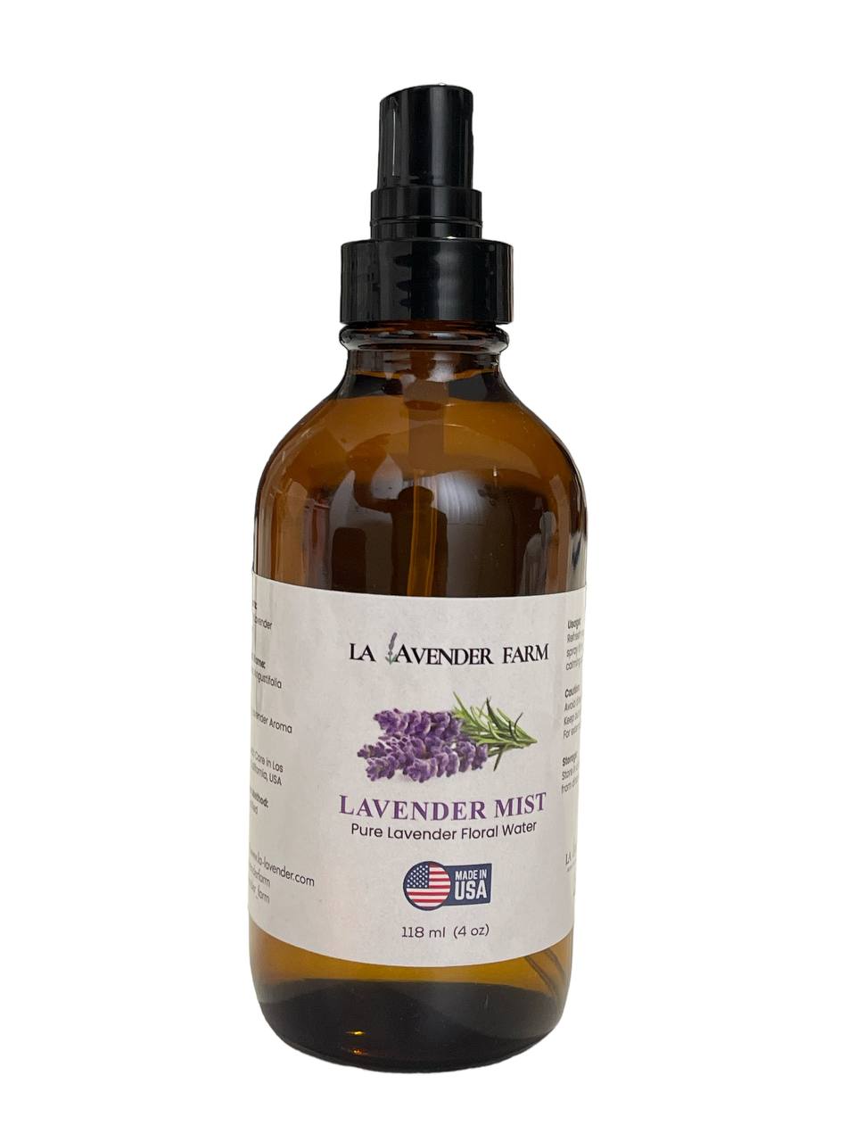 Lavender Mist: 100% Pure Organic lavender Hydrosol for Relaxation. Soothing Lavender Aroma